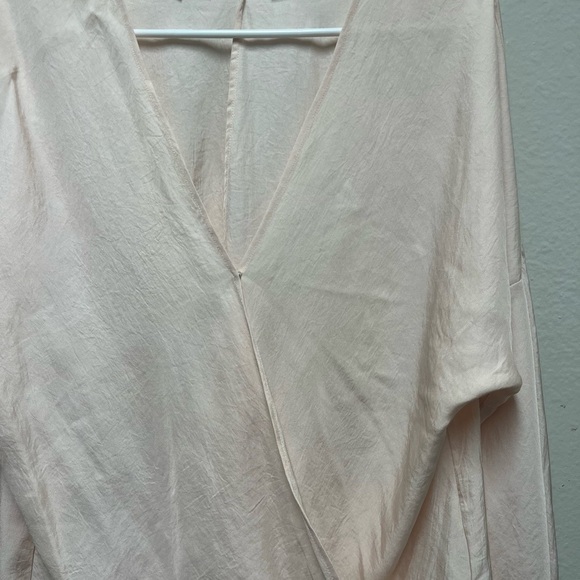 Vince Elegant Cream Wrap Blouse - Picture 13 of 14